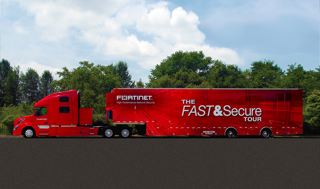 Fortinet truck connecting cyberduck to raspberry pi